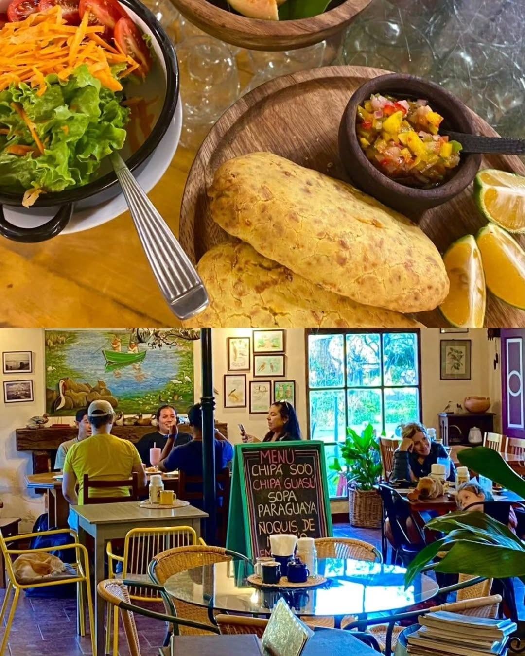Comida típica correntina en Carlos Pellegrini