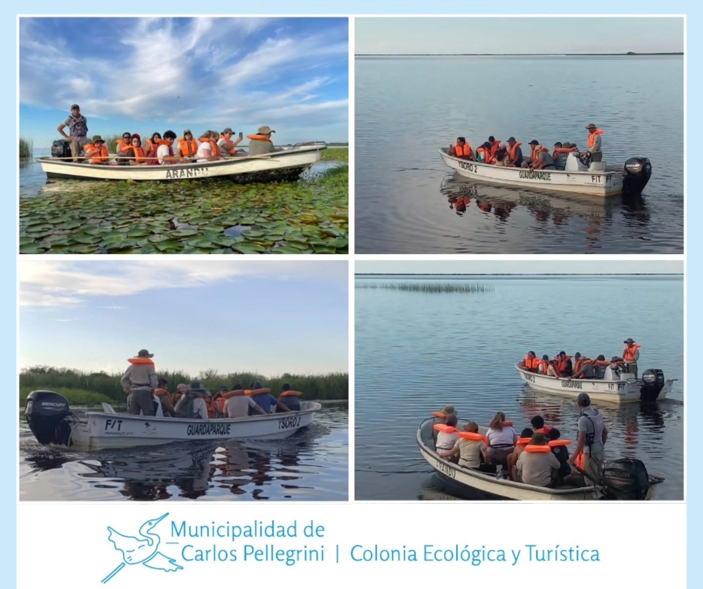 Excursión en lancha por los Esteros del Iberá